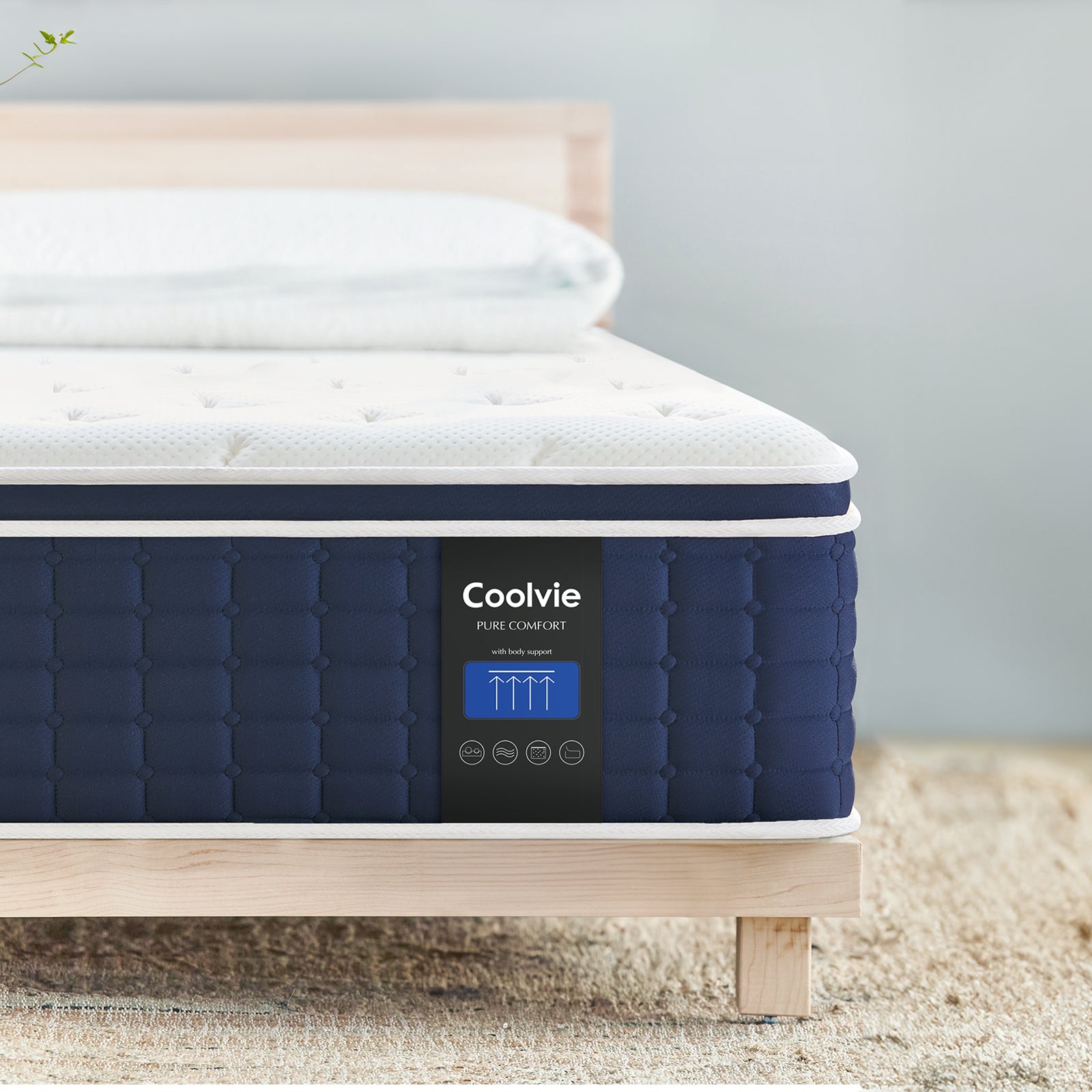 Coolvie 14 Inch Hybrid Mattress