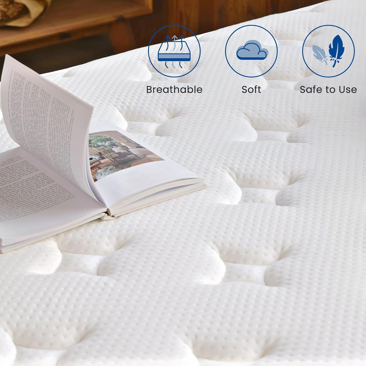 Coolvie 12 Inch Hybrid Mattress
