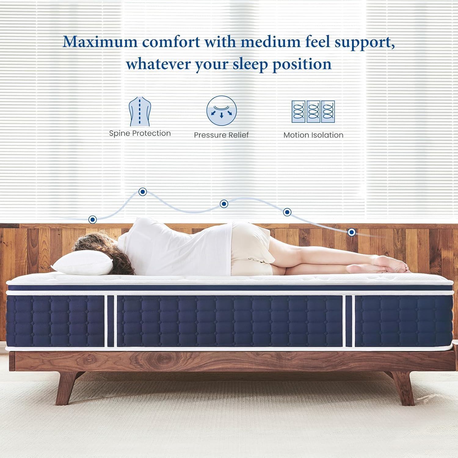 Coolvie 12 Inch Hybrid Mattress