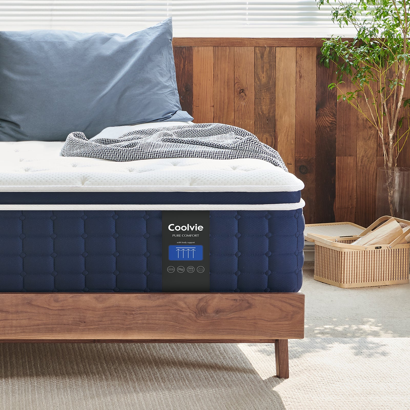 Coolvie 12 Inch Hybrid Mattress