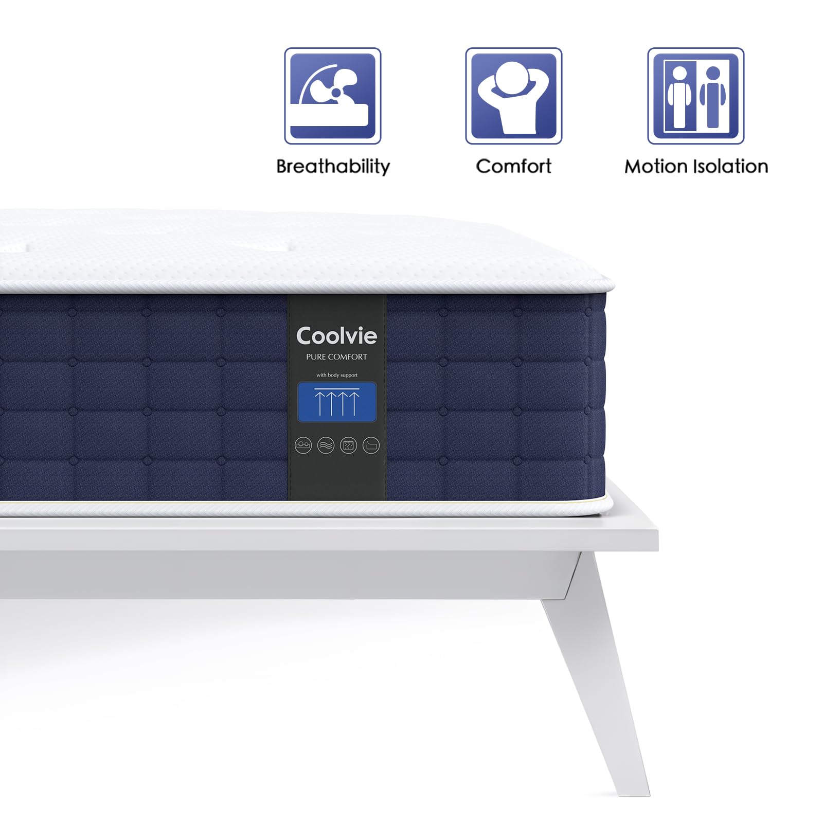 Coolvie 10 Inch Hybrid Mattress
